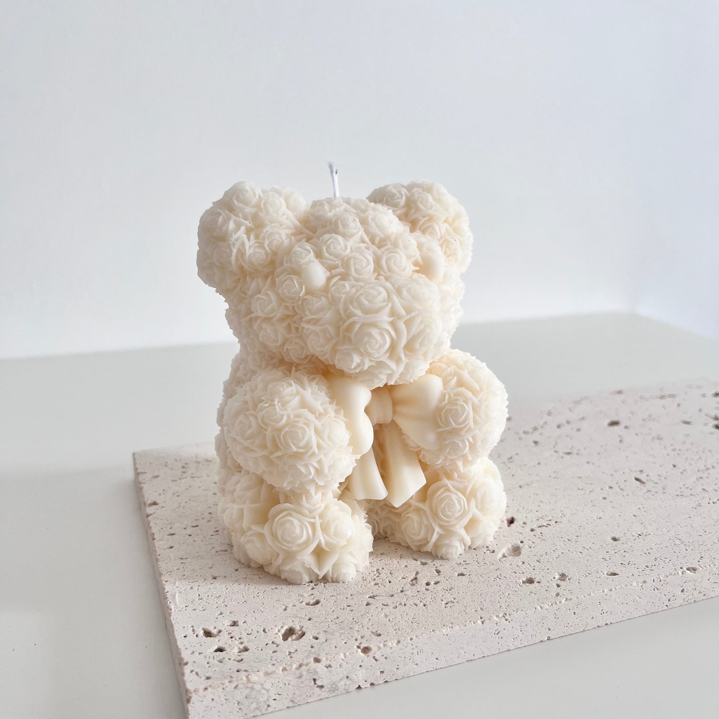 Ribbon Bear Candle