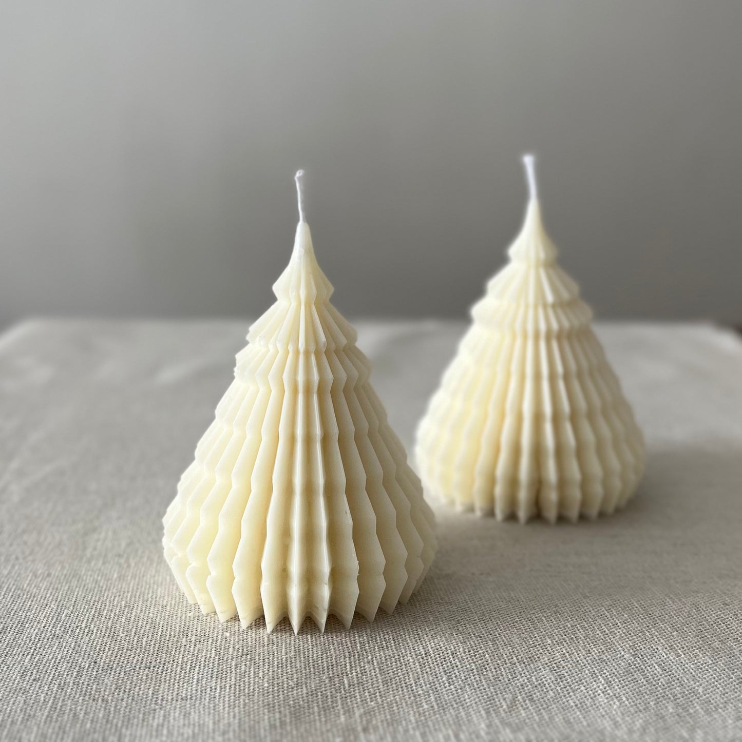 Origami Christmas Tree Candle