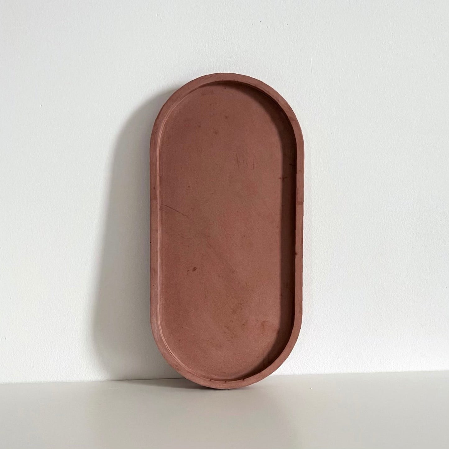 Copper Clay Oval Tray | Earth Collection