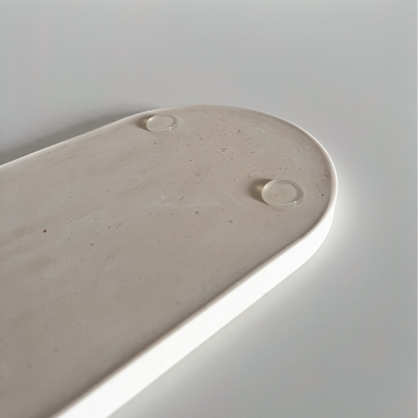 Pearl White Oval Tray | Earth Collection