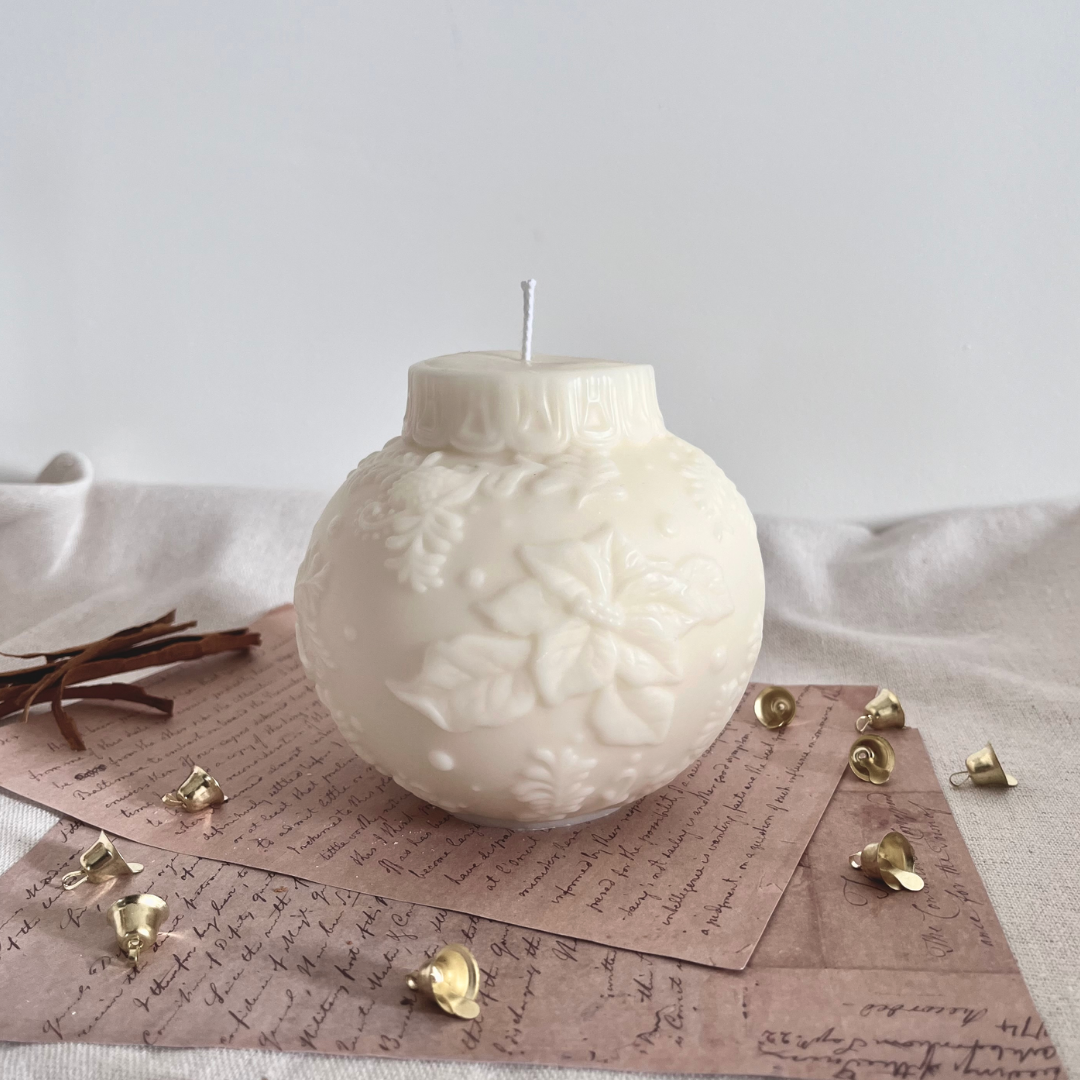 Large Ornament Bauble Candle