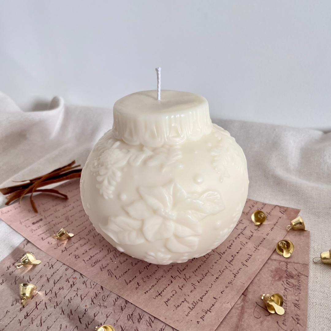Large Ornament Bauble Candle