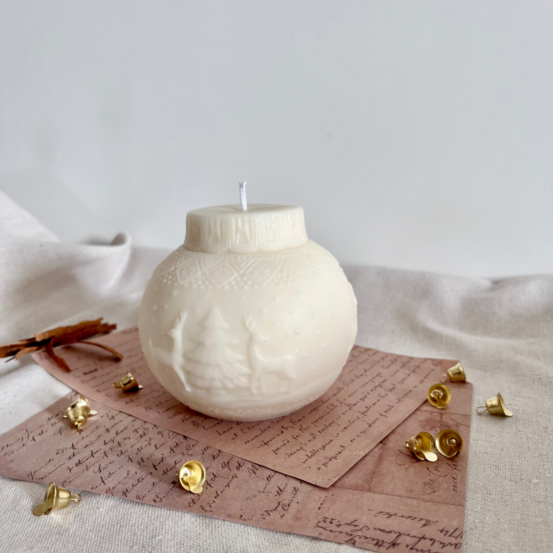 Large Ornament Bauble Candle