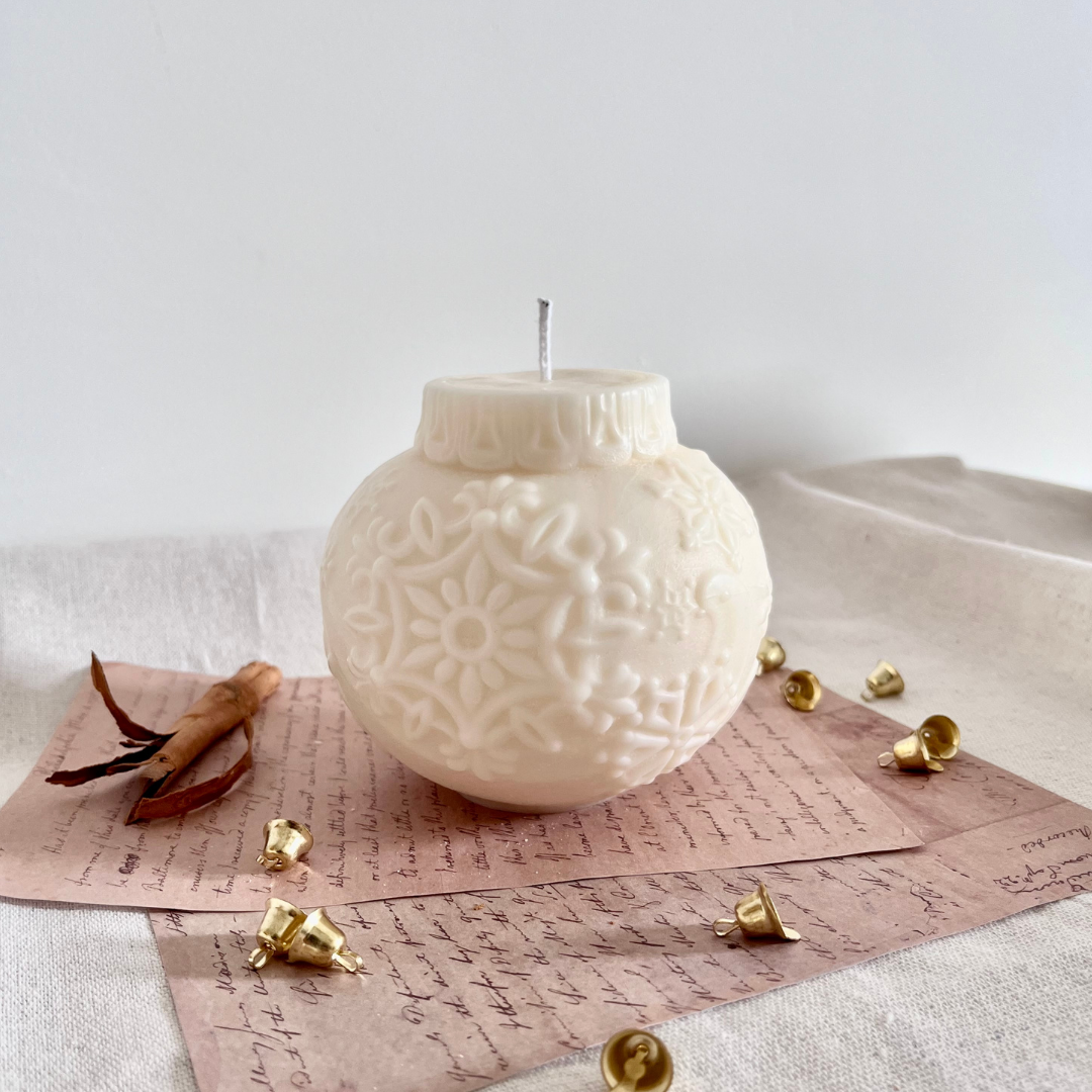Large Ornament Bauble Candle