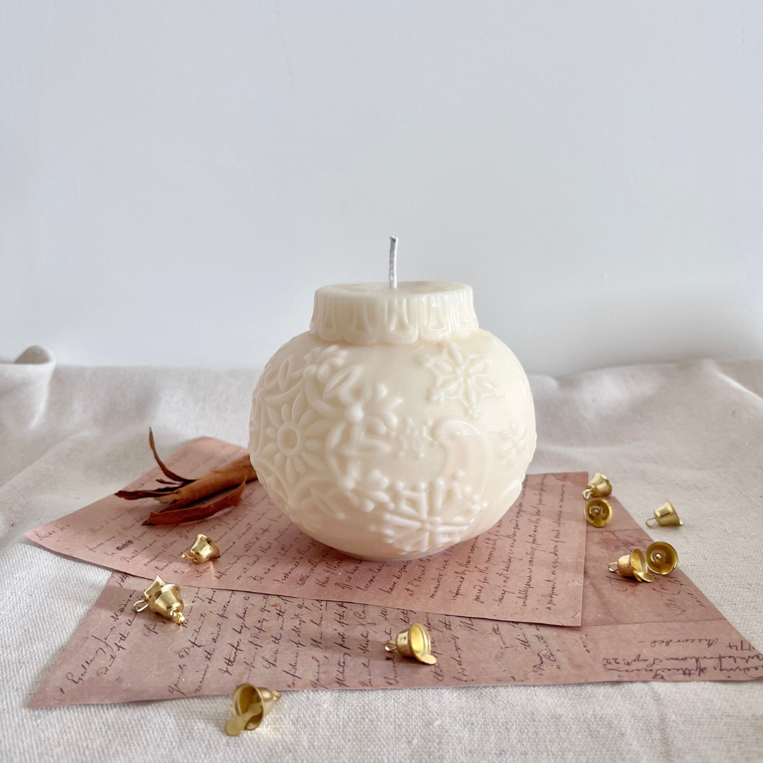 Large Ornament Bauble Candle