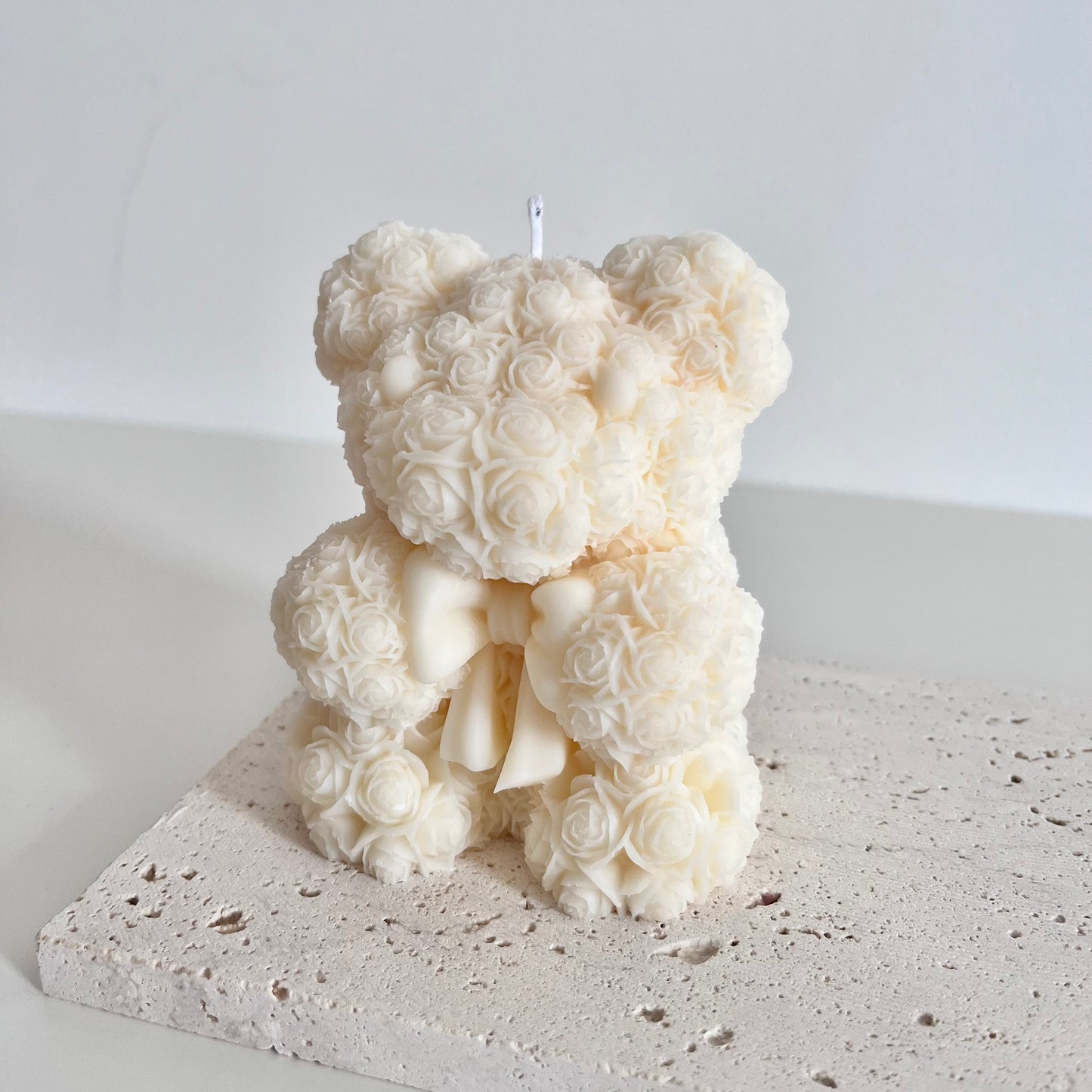 Ribbon Bear Candle