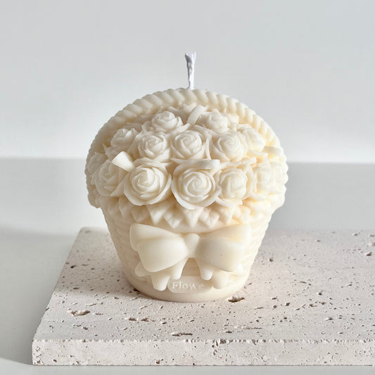 Flower Basket Candle