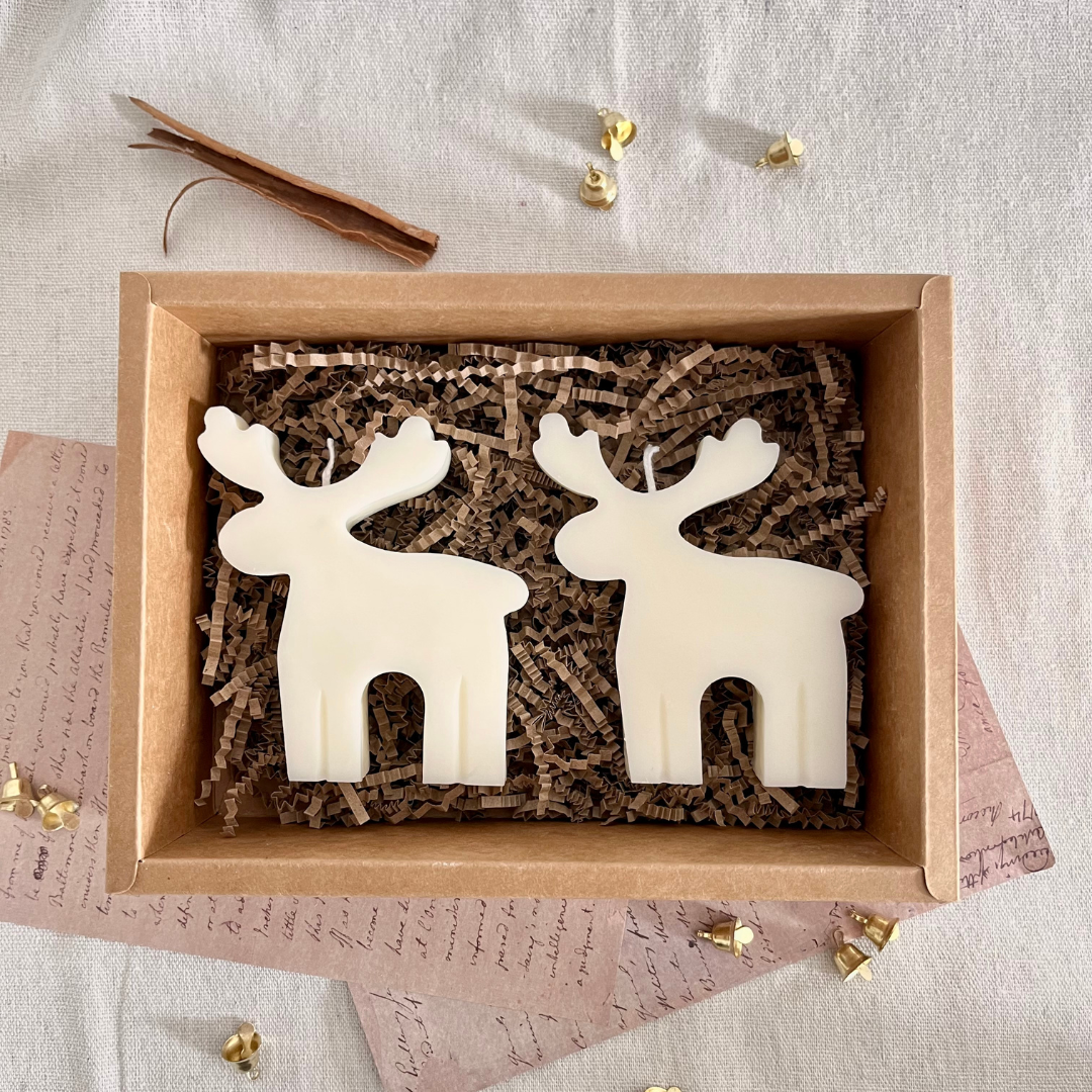 Reindeer Candle