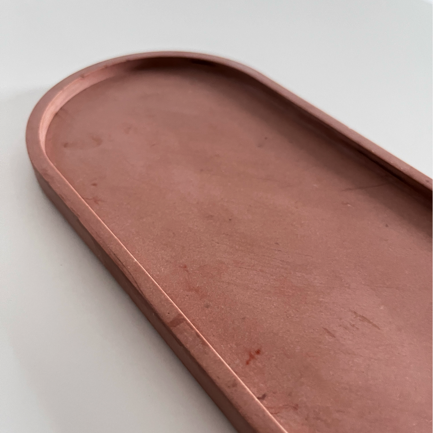 Copper Clay Oval Tray | Earth Collection