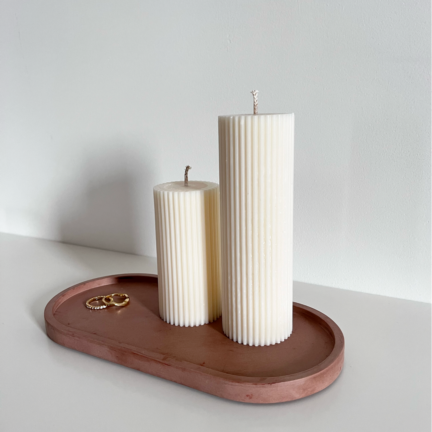 Copper Clay Oval Tray | Earth Collection